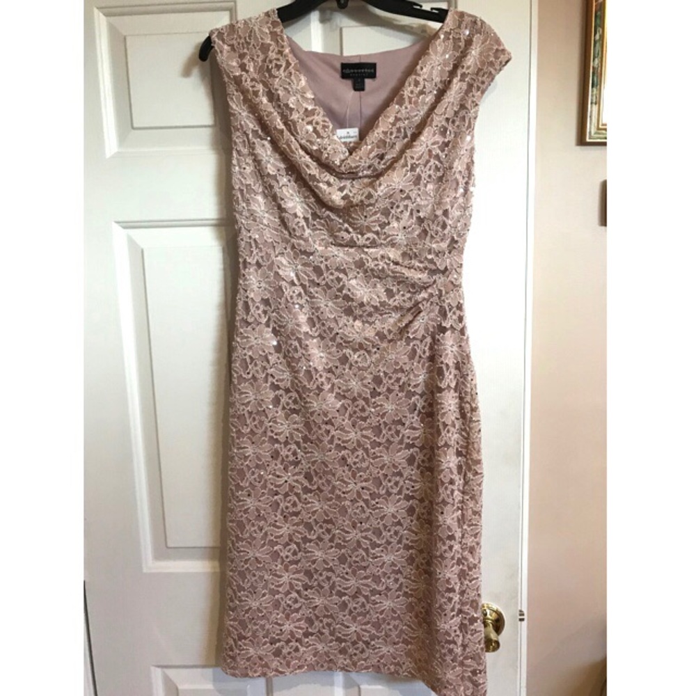 NWT Connected Apparel Light Pink Dress